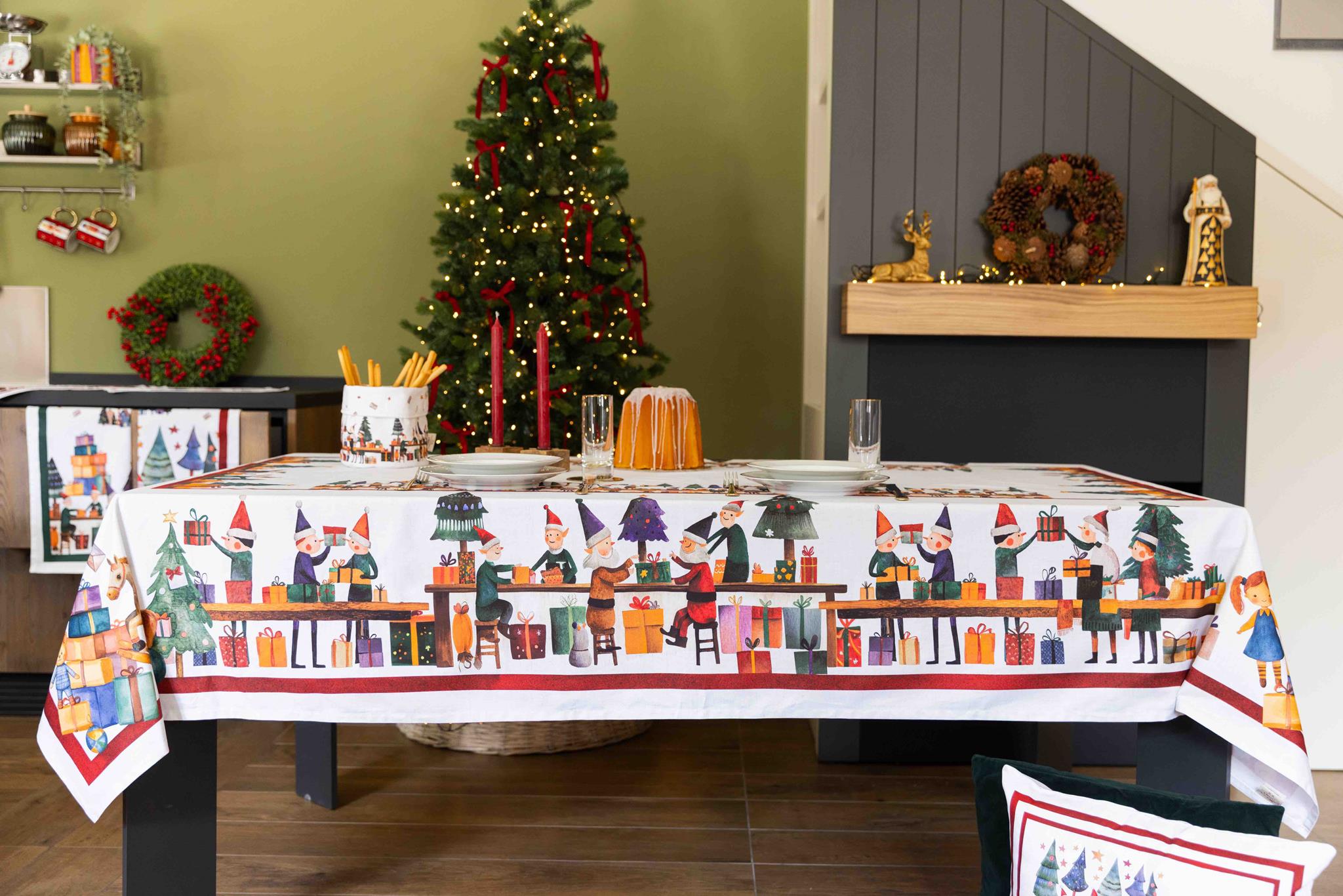 OLIVIA HOME NATALE TAVOLA DECORAZIONE (3)