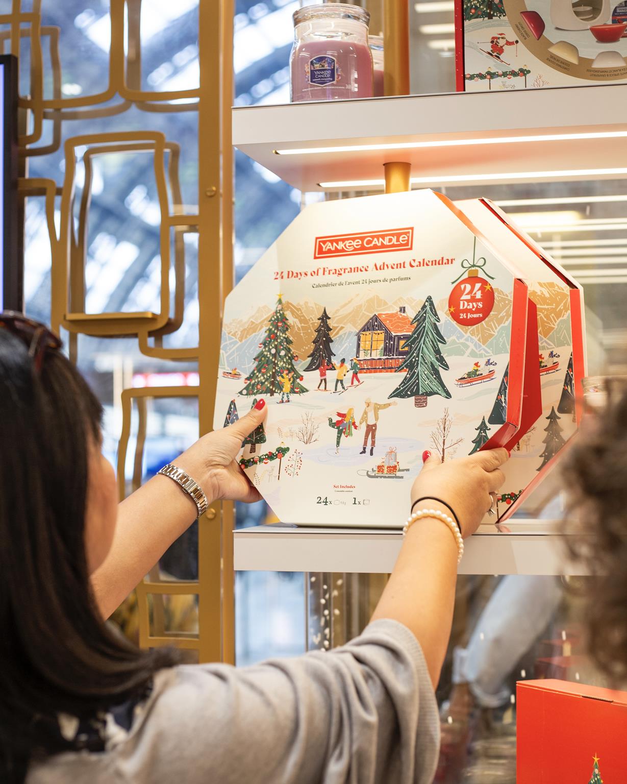 POP UP STORE A MILANO YANKEE CANDLE COLLEZIONE APRES SKI 