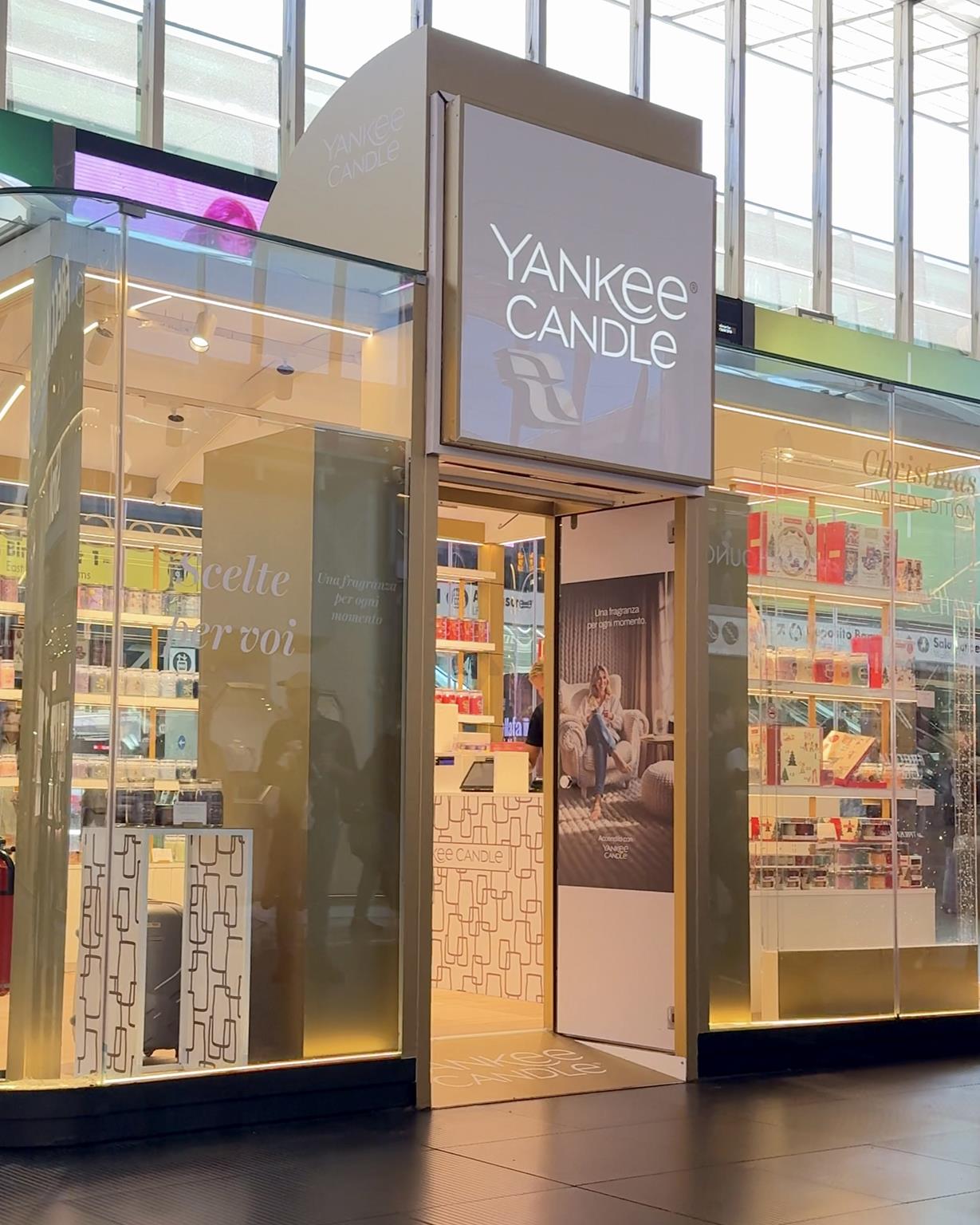 POP UP STORE A ROMA YANKEE CANDLE COLLEZIONE APRES SKI 