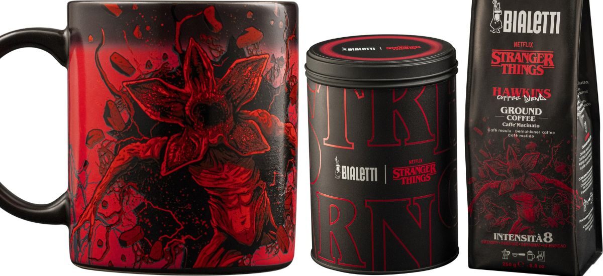 copertina capsule collection bialetti x stranger things