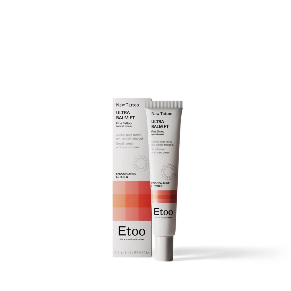 etoo linea dedicata alla skincare post-tattoo con Ultra Balm FT