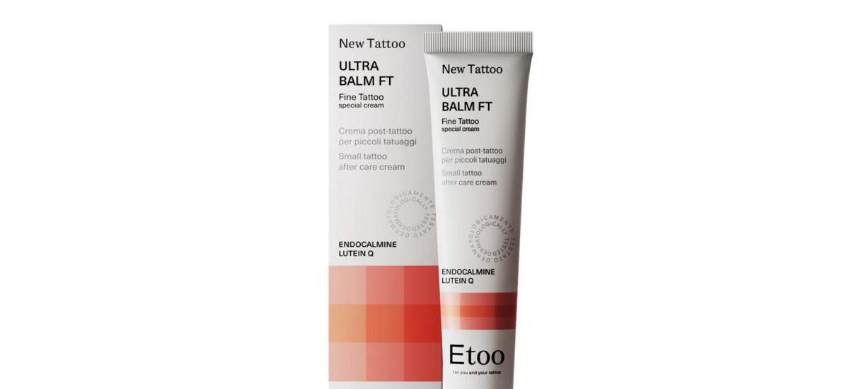 etoo linea dedicata alla skincare post-tattoo con Ultra Balm FT