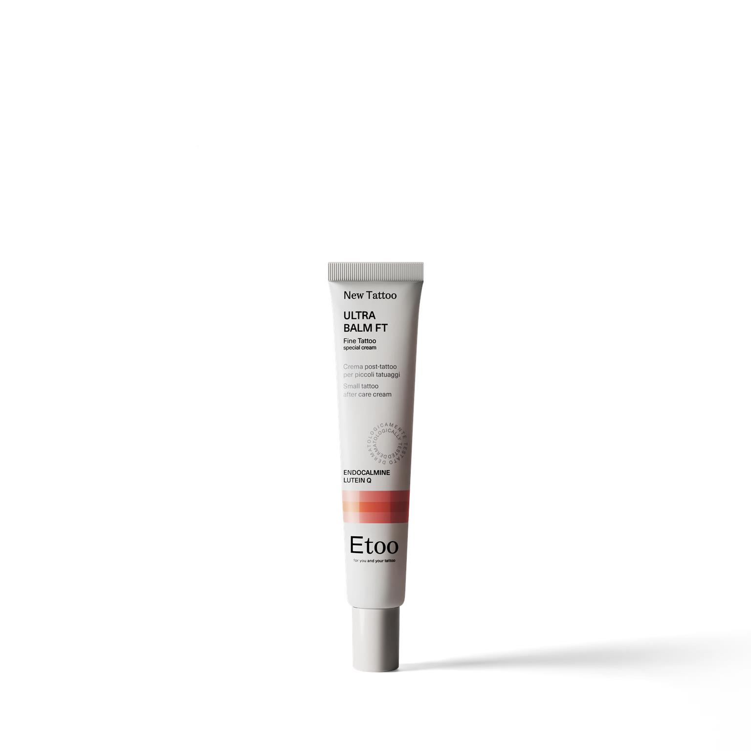 etoo linea dedicata alla skincare post-tattoo con Ultra Balm FT