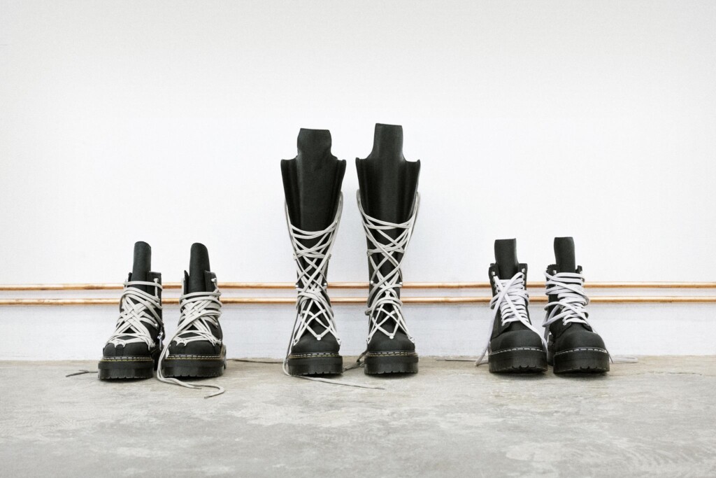 nuova capsule Dr. Martens x Rick Owens con anima punk