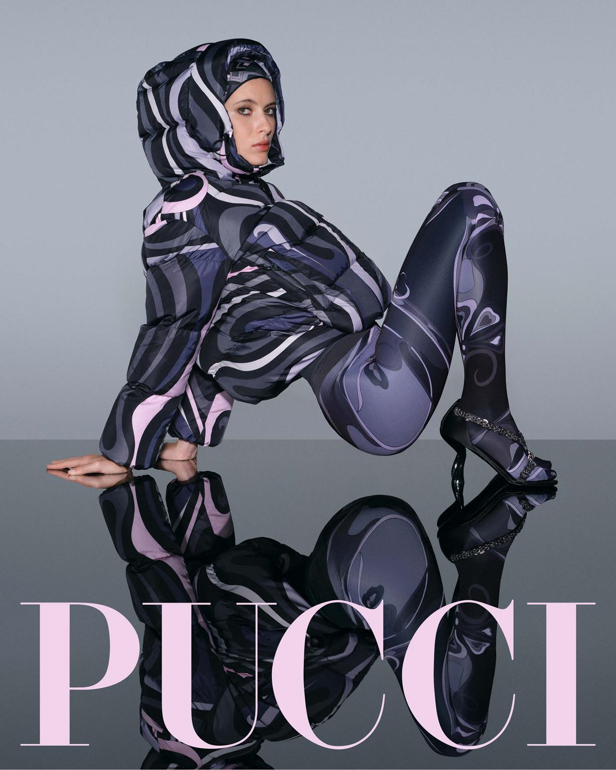 pucci svela i suoi piumini stampati per la winter campaign