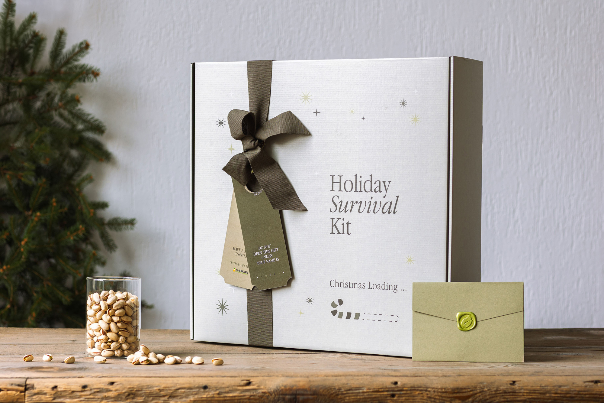 American Pistachio kit natale