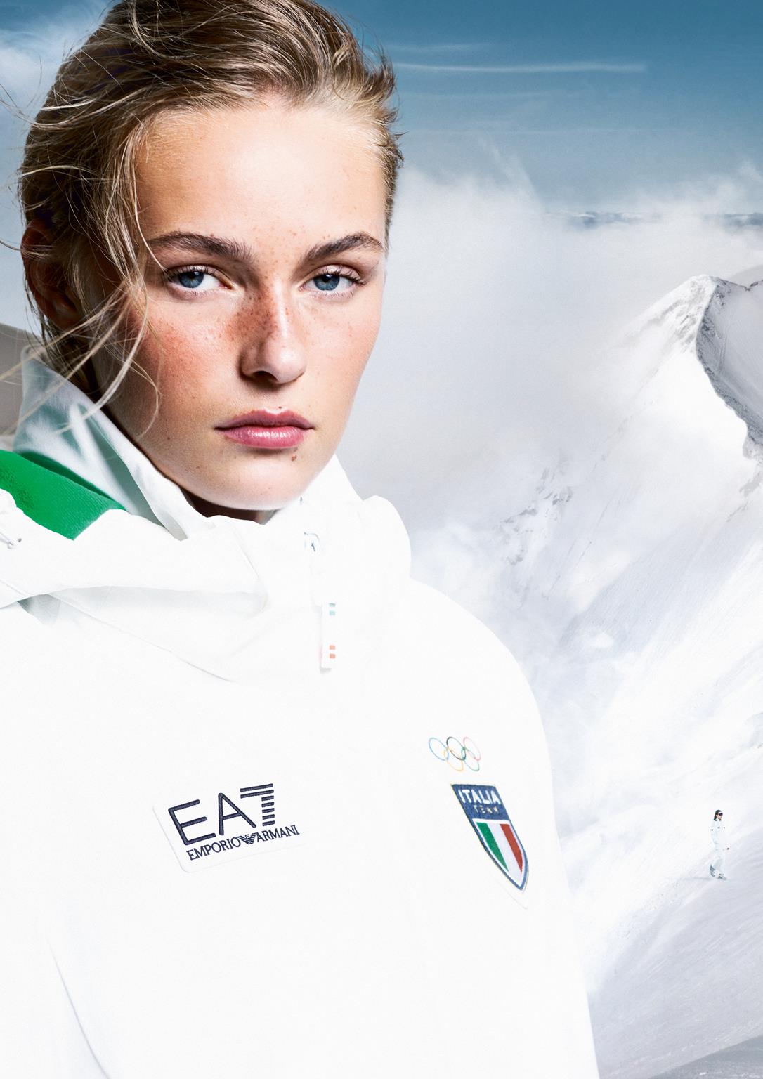 EA7 collezione ispirata alle divise ufficiali dell’Italia Team per i Giochi Invernali Milano Cortina 2026