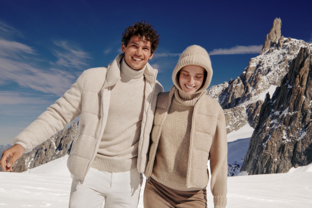 Falconeri celebra il Cashmere Ultrasoft con l’editoriale Ultrasoft Peaks