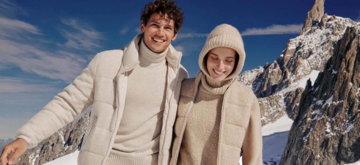 Falconeri celebra il Cashmere Ultrasoft con l’editoriale Ultrasoft Peaks