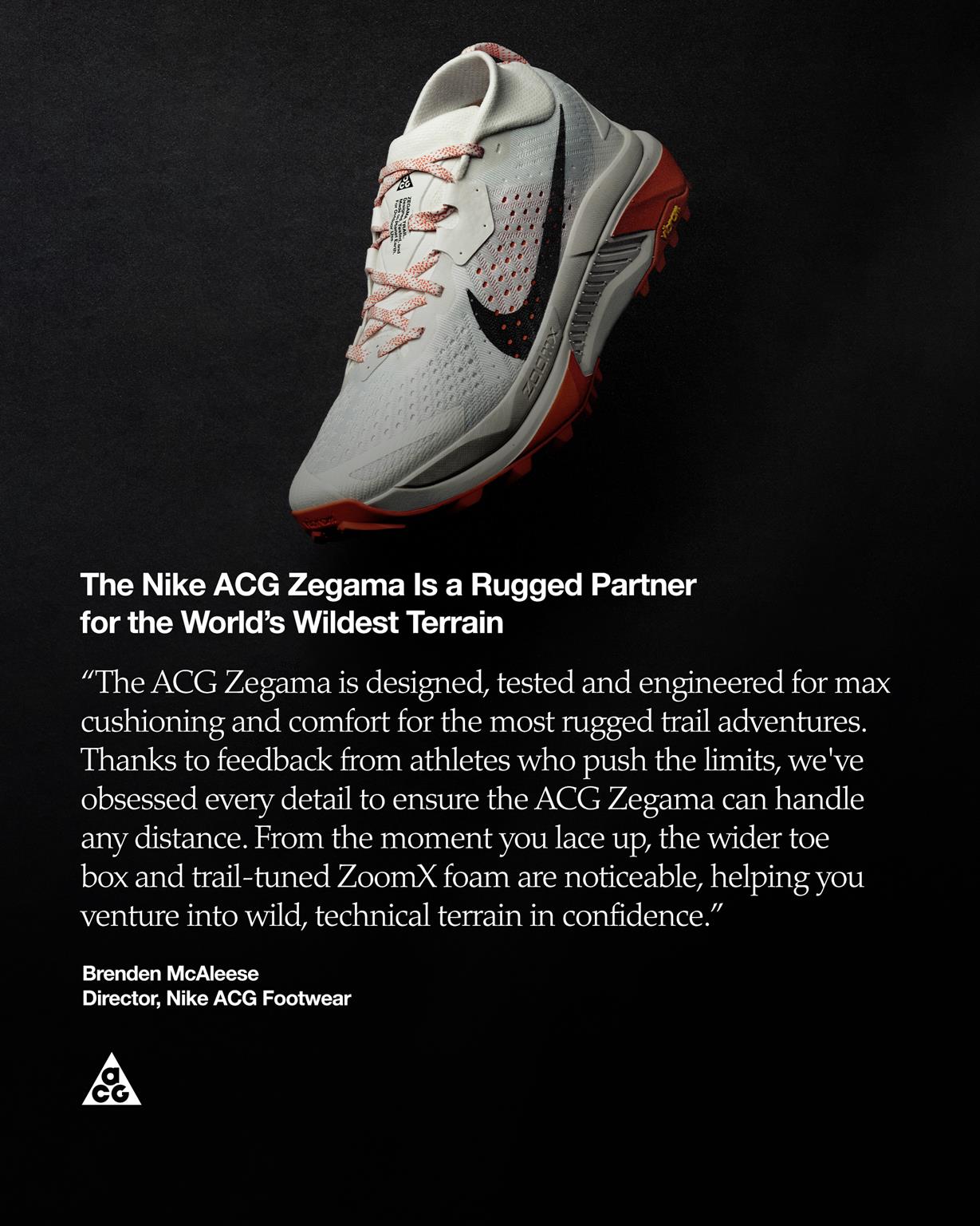 Nike presenta ACG Zegama la scarpa da trail running