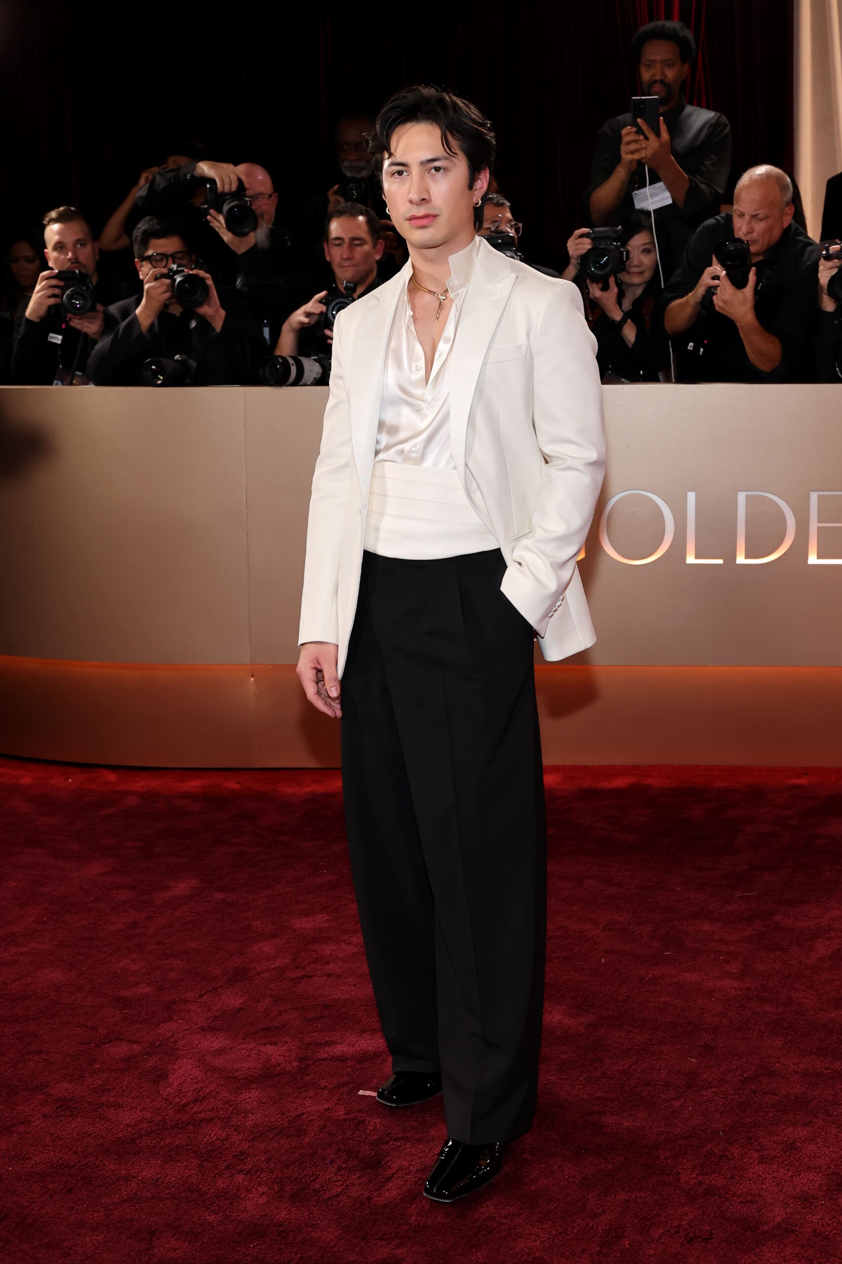 Hudson Williams in Armani