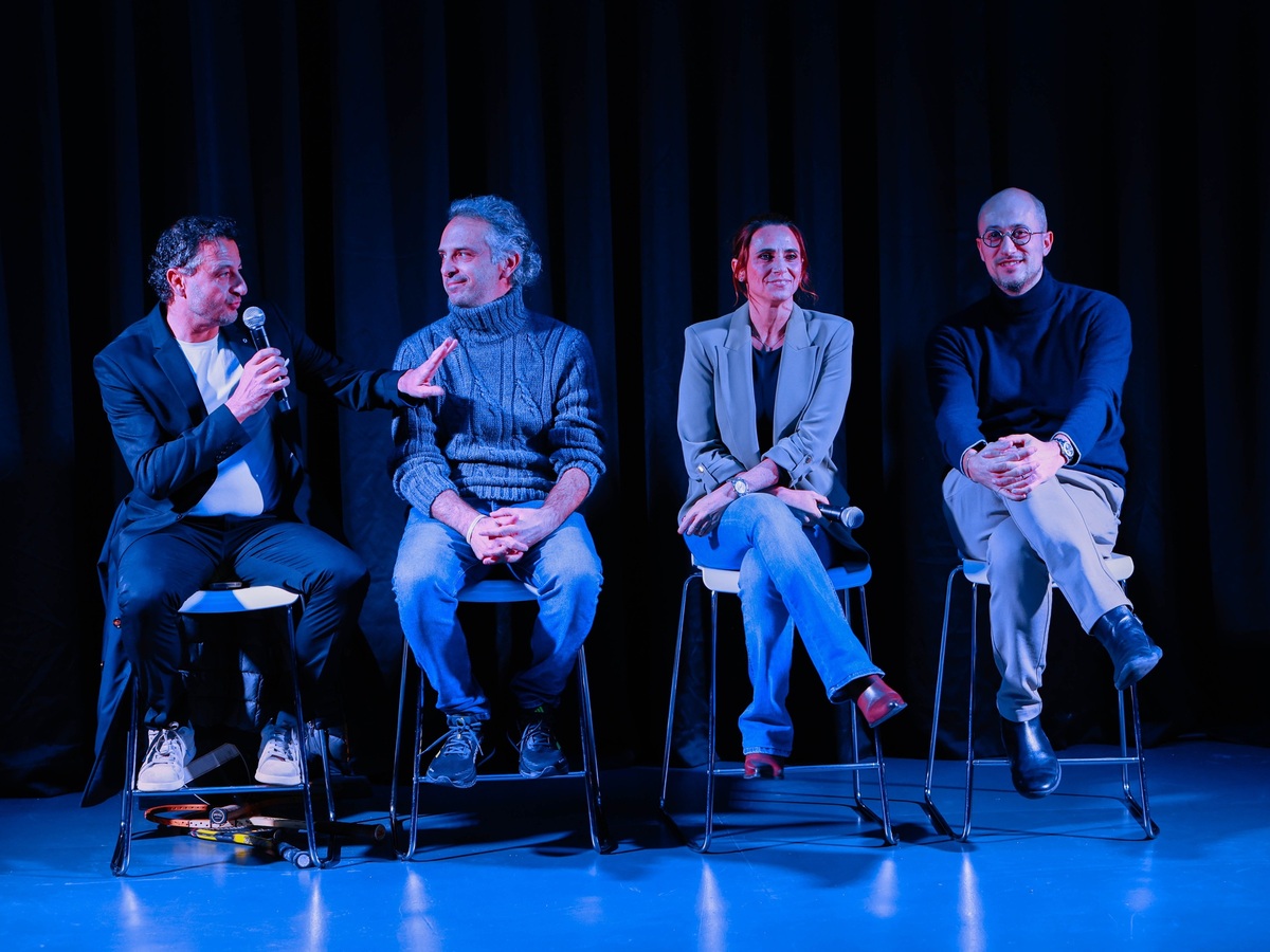 Da sinistra: Paolo Ghisoni, Jacopo Lo Monaco, Roberta Vinci e Simone Eterno.
