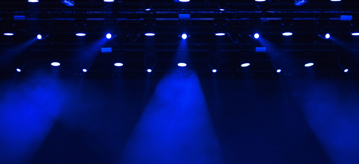 palco sanremo luci
