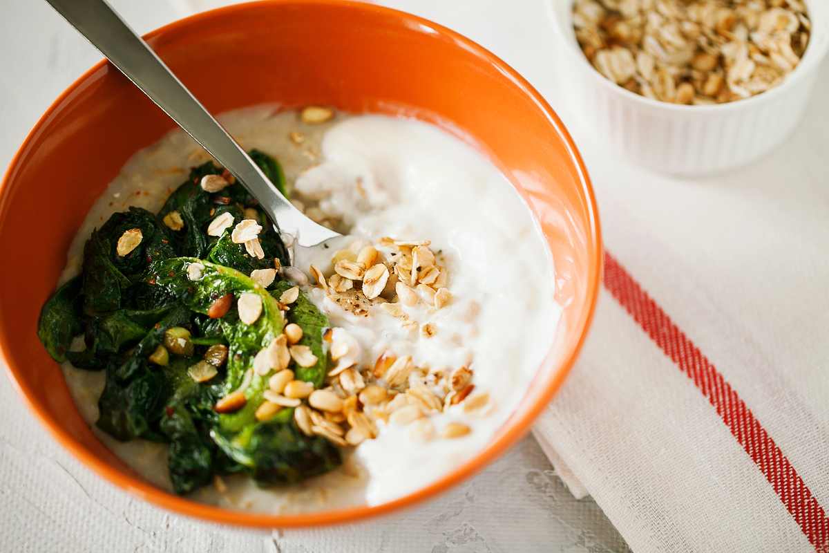yogurt porridge salato