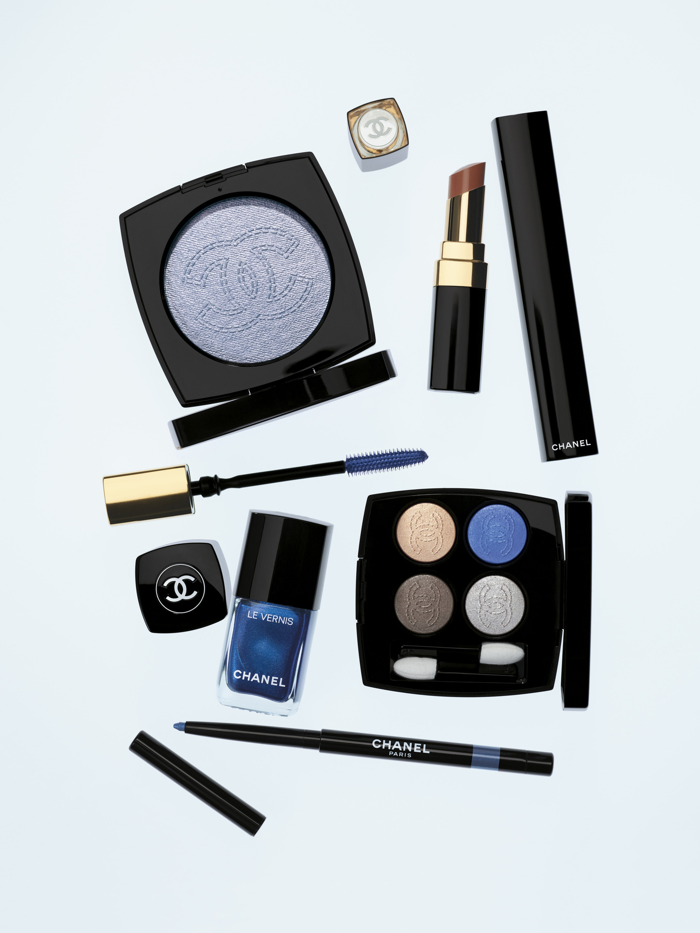 chanel collezione denim makeup