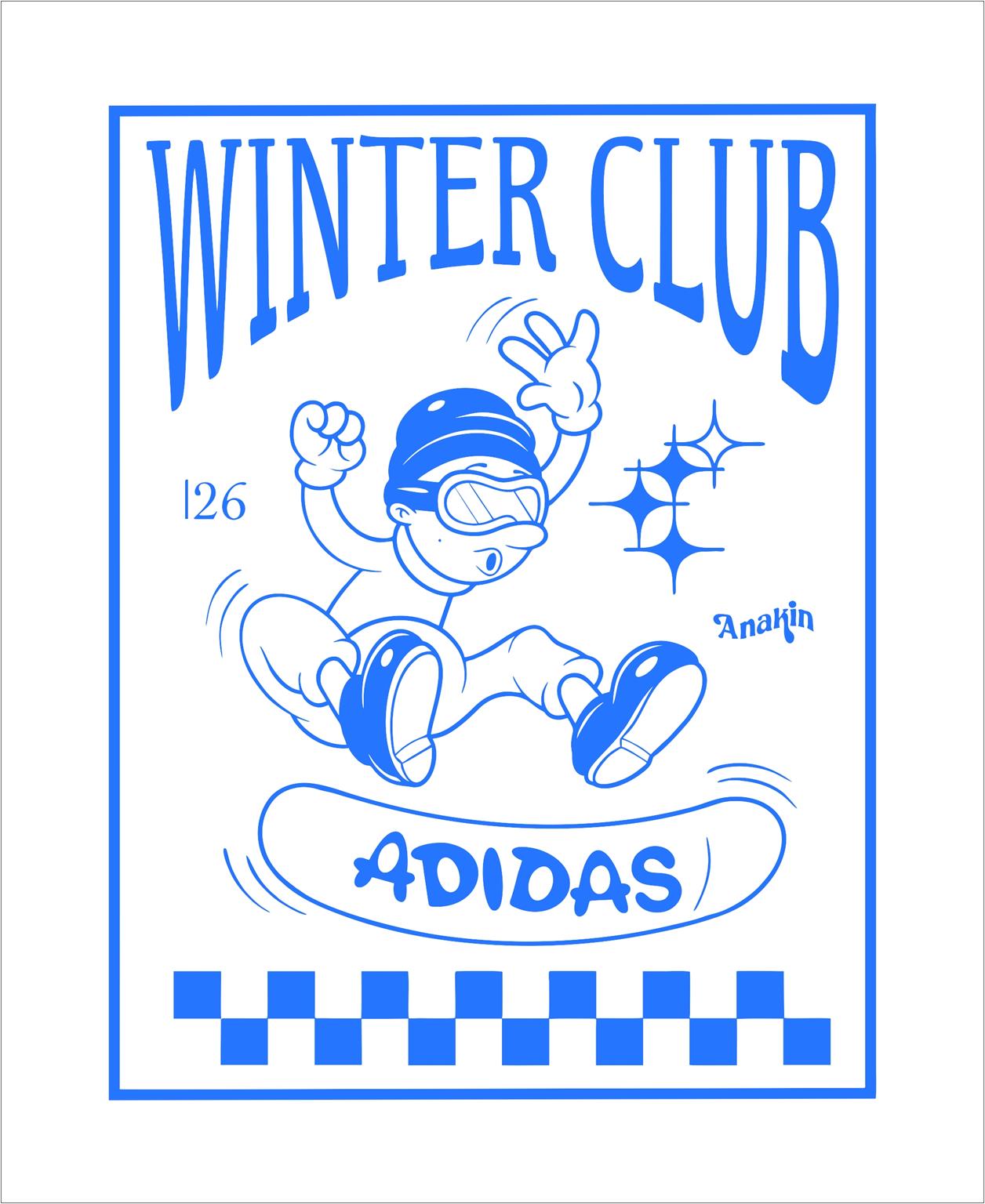 intervista a gabriele anakin capsule collection adidas winter club 
