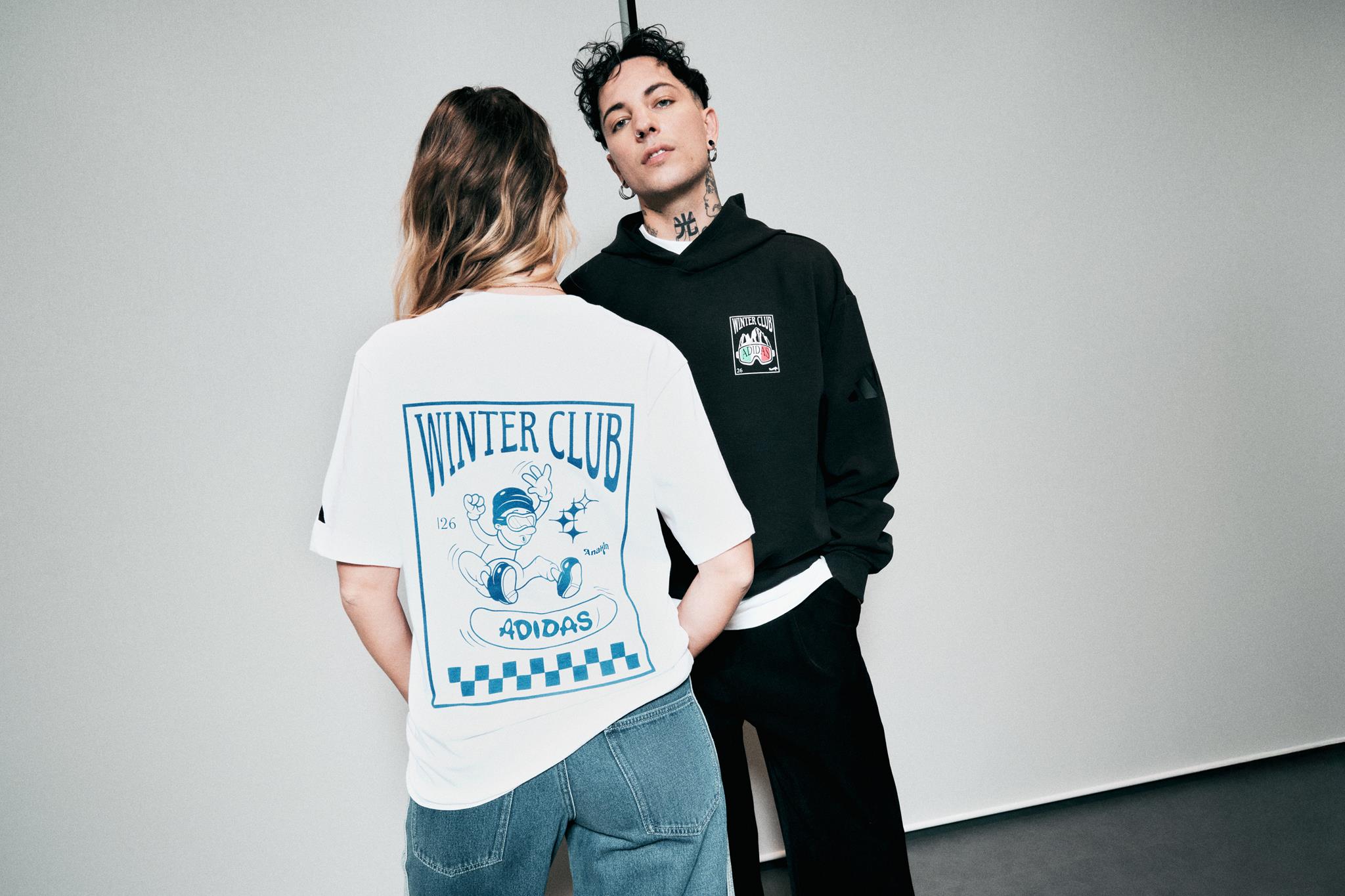 intervista a gabriele anakin capsule collection adidas winter club 