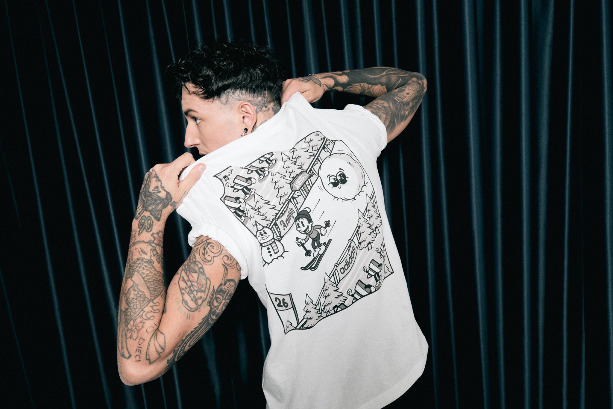 intervista a gabriele anakin capsule collection adidas winter club 