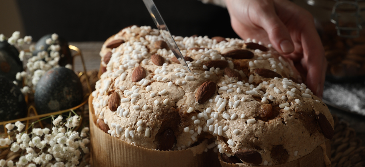 colomba pasqua taglio