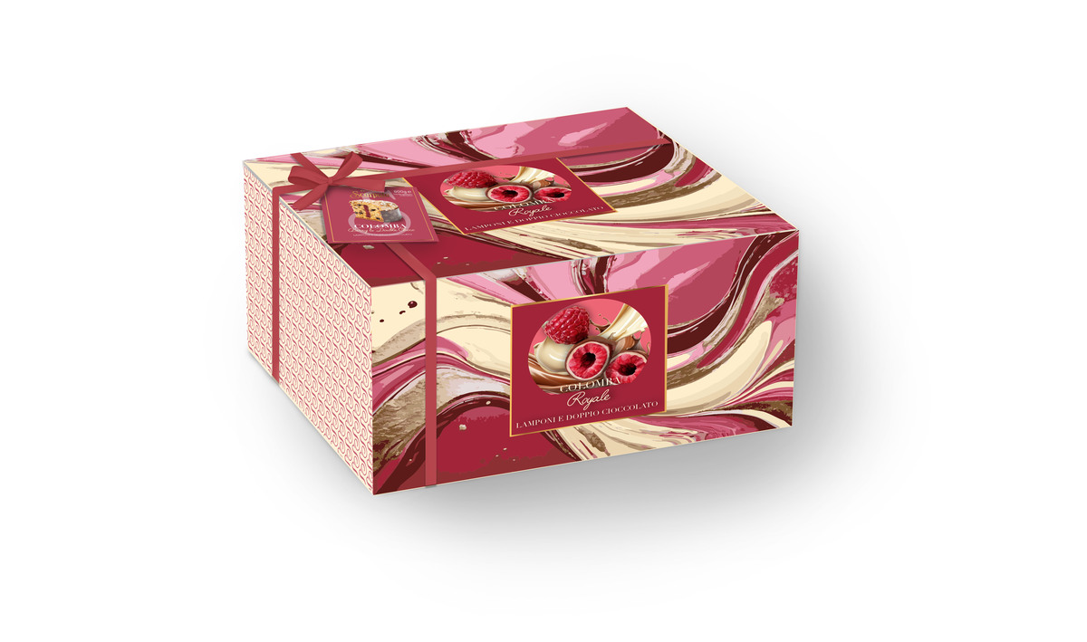 Colomba Royale lamponi e doppio cioccolato Scarpato