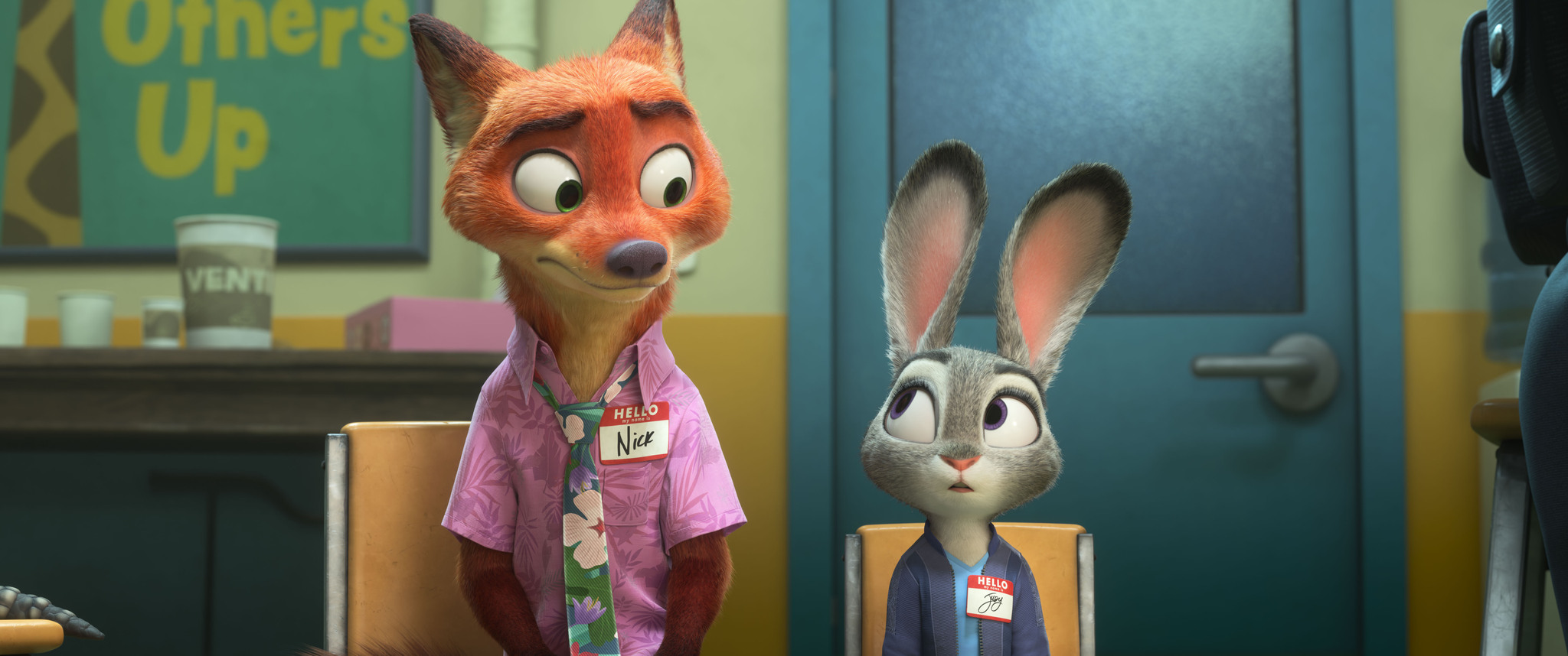 [L-R] Nick Wilde (voiced by Jason Bateman) and Judy Hopps (voiced by Ginnifer Goodwin) in Walt Disney Animation Studios' "Zootopia 2." From the Oscar®-winning team of Disney Animation chief creative officer Jared Bush and Byron Howard (directors) and Yvett Merino (producer), “Zootopia 2” opens in theaters Nov. 26. © 2025 Disney Enterprises, Inc. All Rights Reserved.