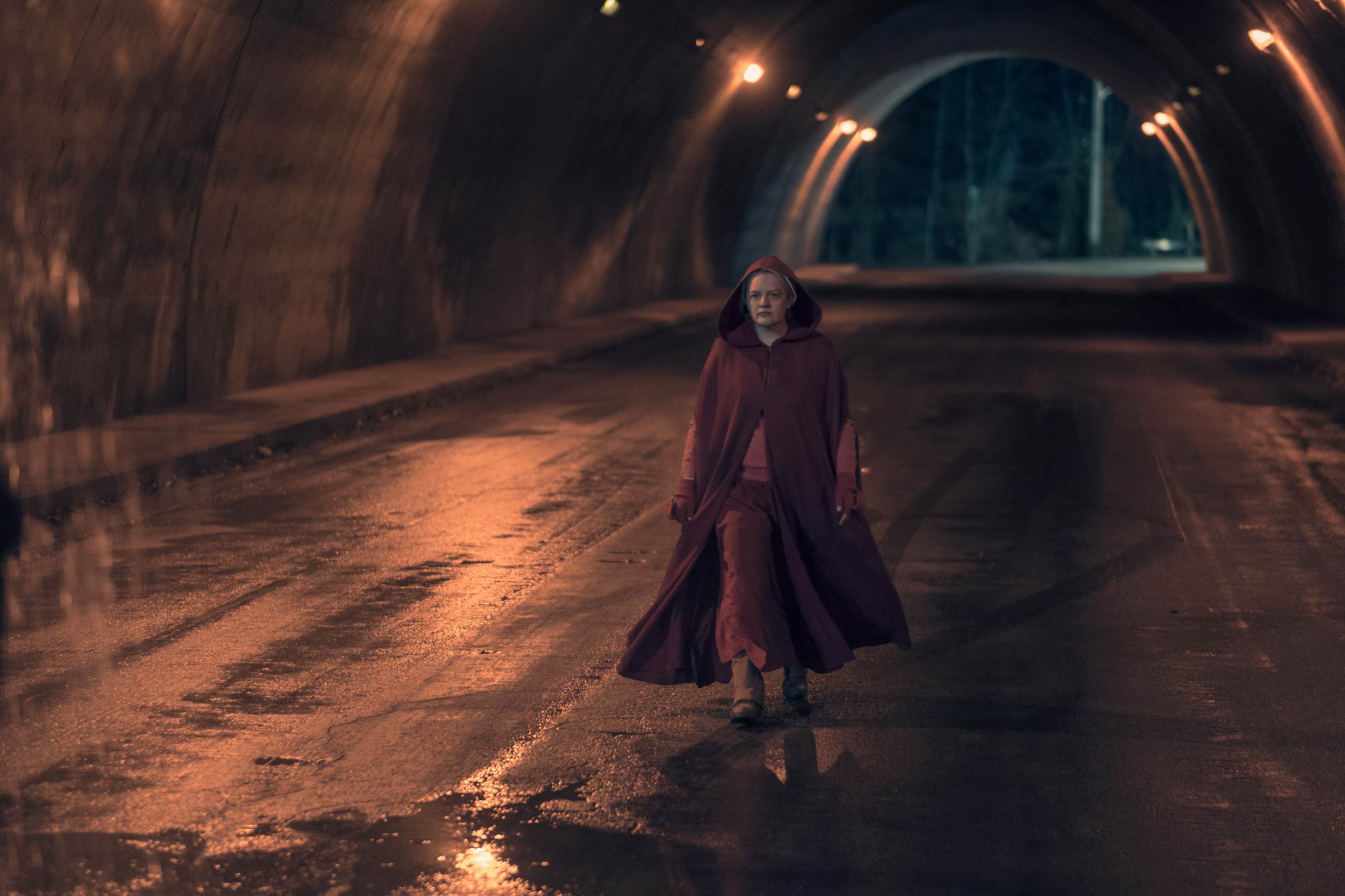 THE HANDMAID'S TALE -- "The Word" -- Episode 213 -- Serena and the other Wives strive to make change. Emily learns more about her new Commander. Offred faces a difficult decision. (Photo by: George Kraychyk/Hulu)