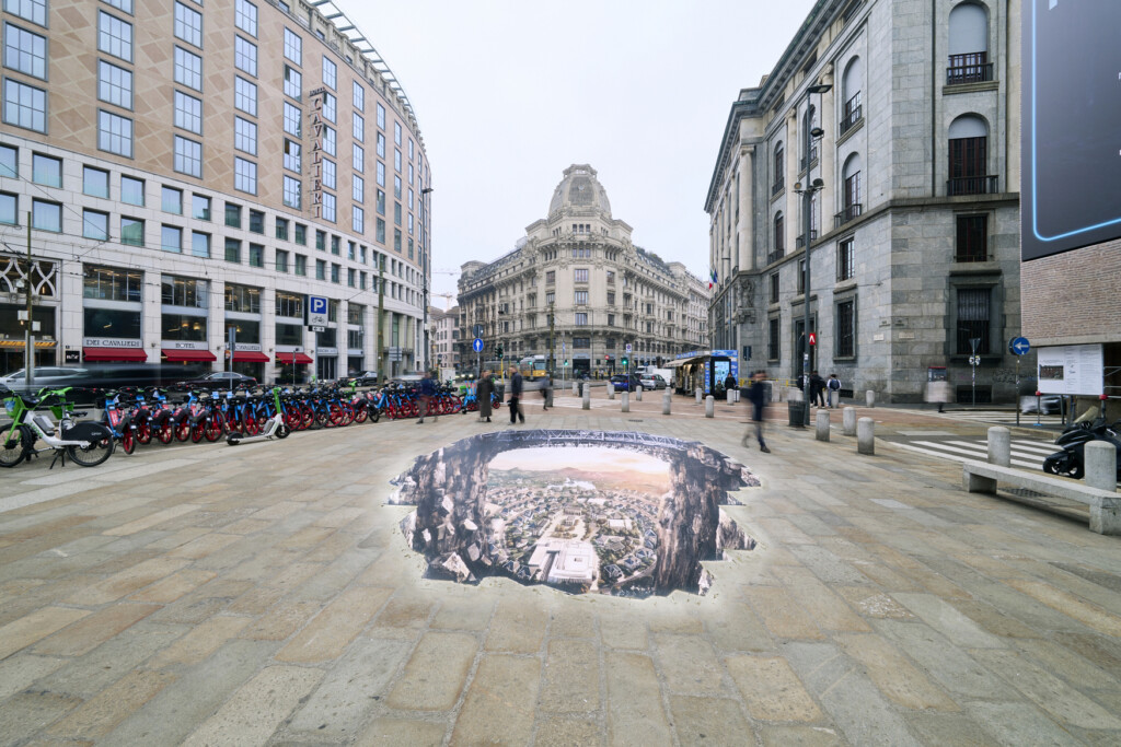 Installazione serie paradise a Milano 2
