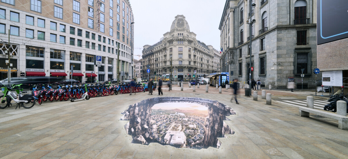 Installazione serie paradise a Milano 2