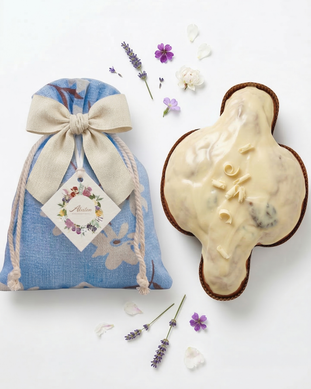 Abaton Mini Colomba Artigianale con Cioccolato Bianco e Chinotti Canditi di Savona