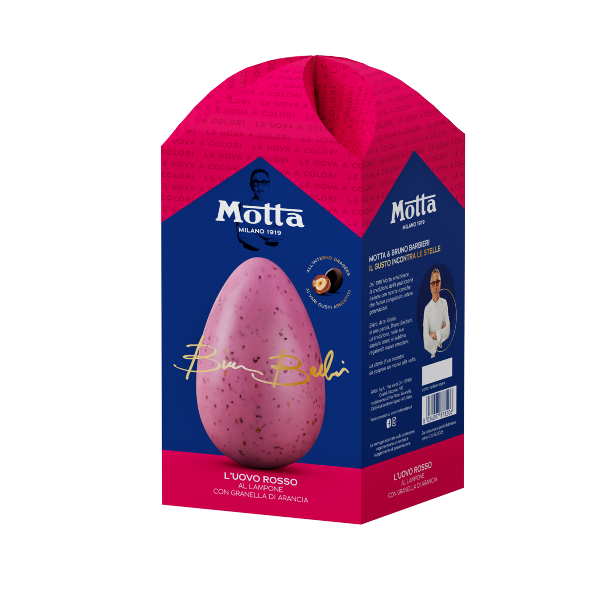 Motta Uovo Rosso Bruno barbieri Pasqua
