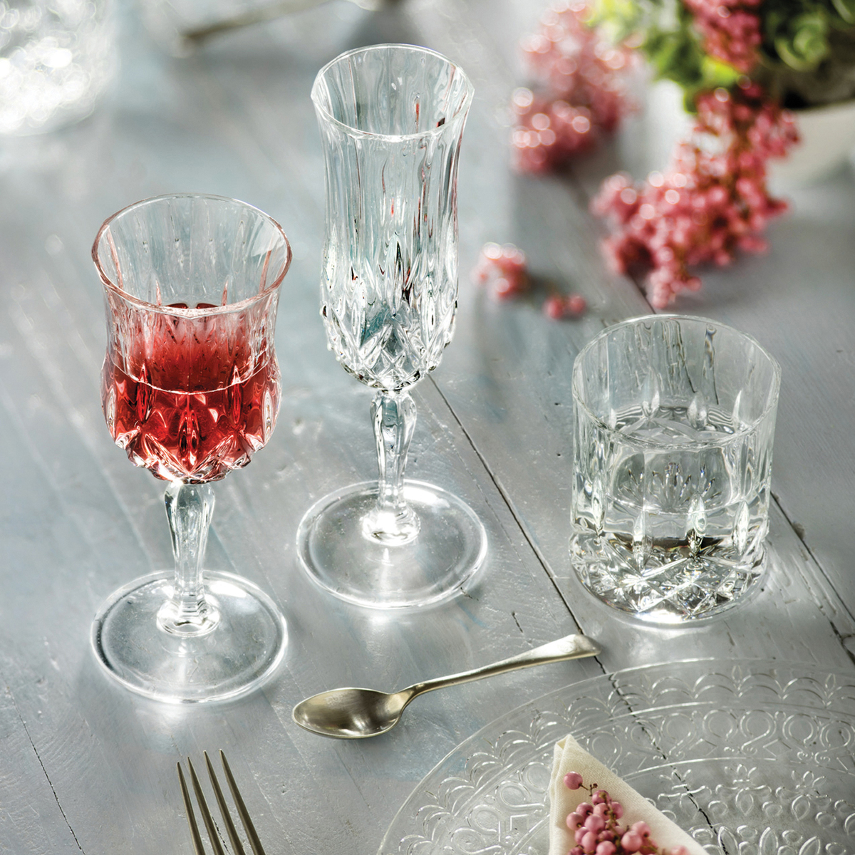 kasanova Set calici Opera vino in vetro cristallino
