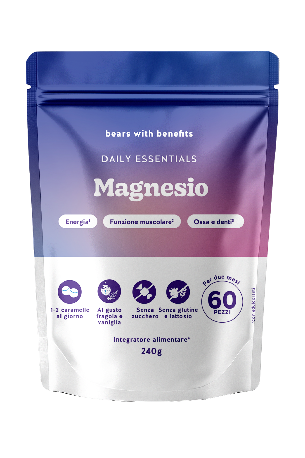 Bears with Benefits DAILY ESSENTIALS magnesio integratori