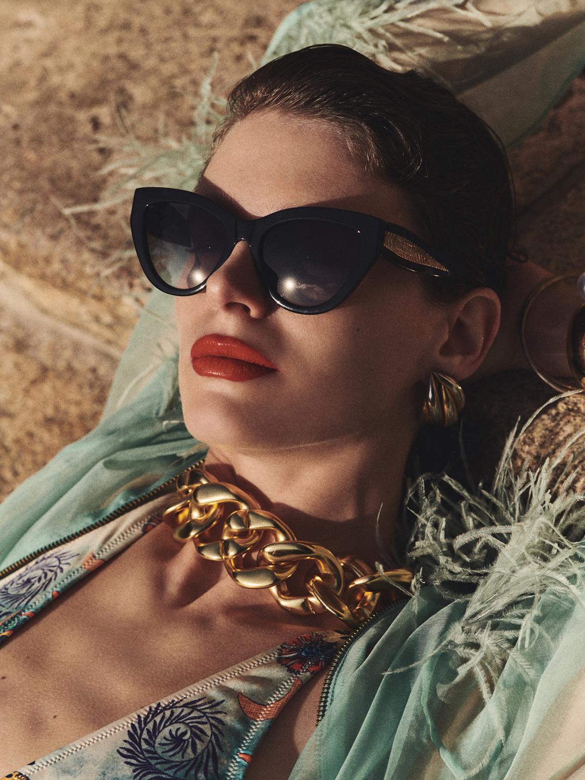 Just Cavalli SS26 eyewear pattern zebrati