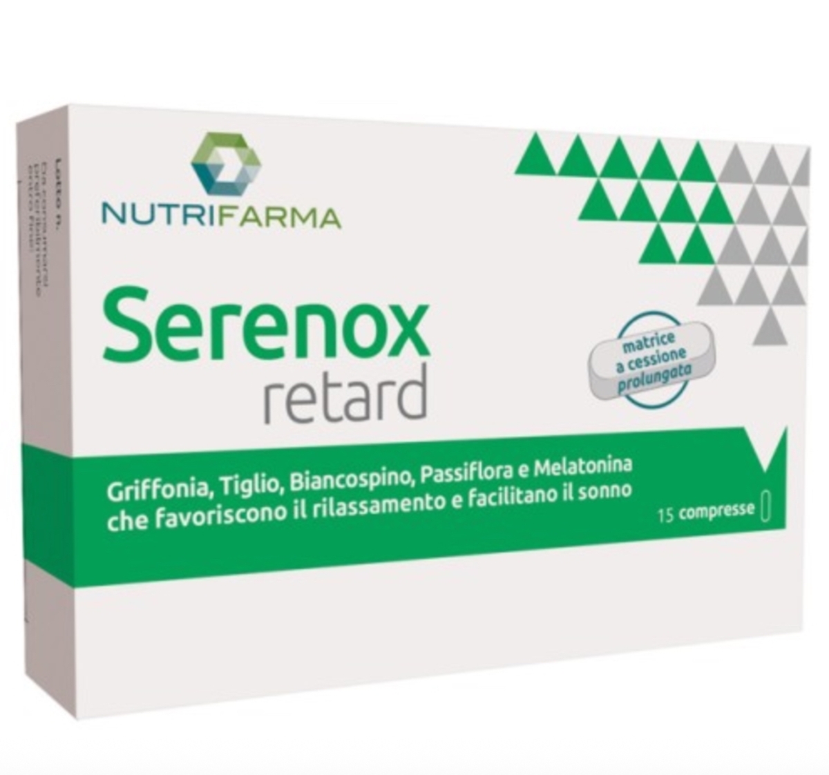 insonnia  integratore dormire Serenox Retard  Nutrifarma  addormentamento