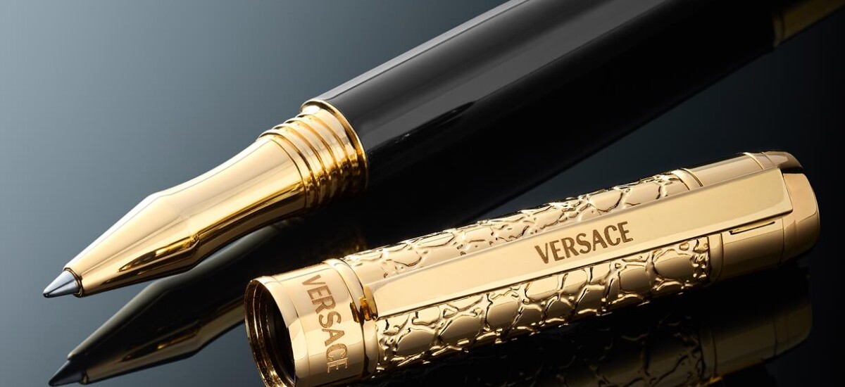 Versace Writing Instruments SS26 cinque penne Swiss Made