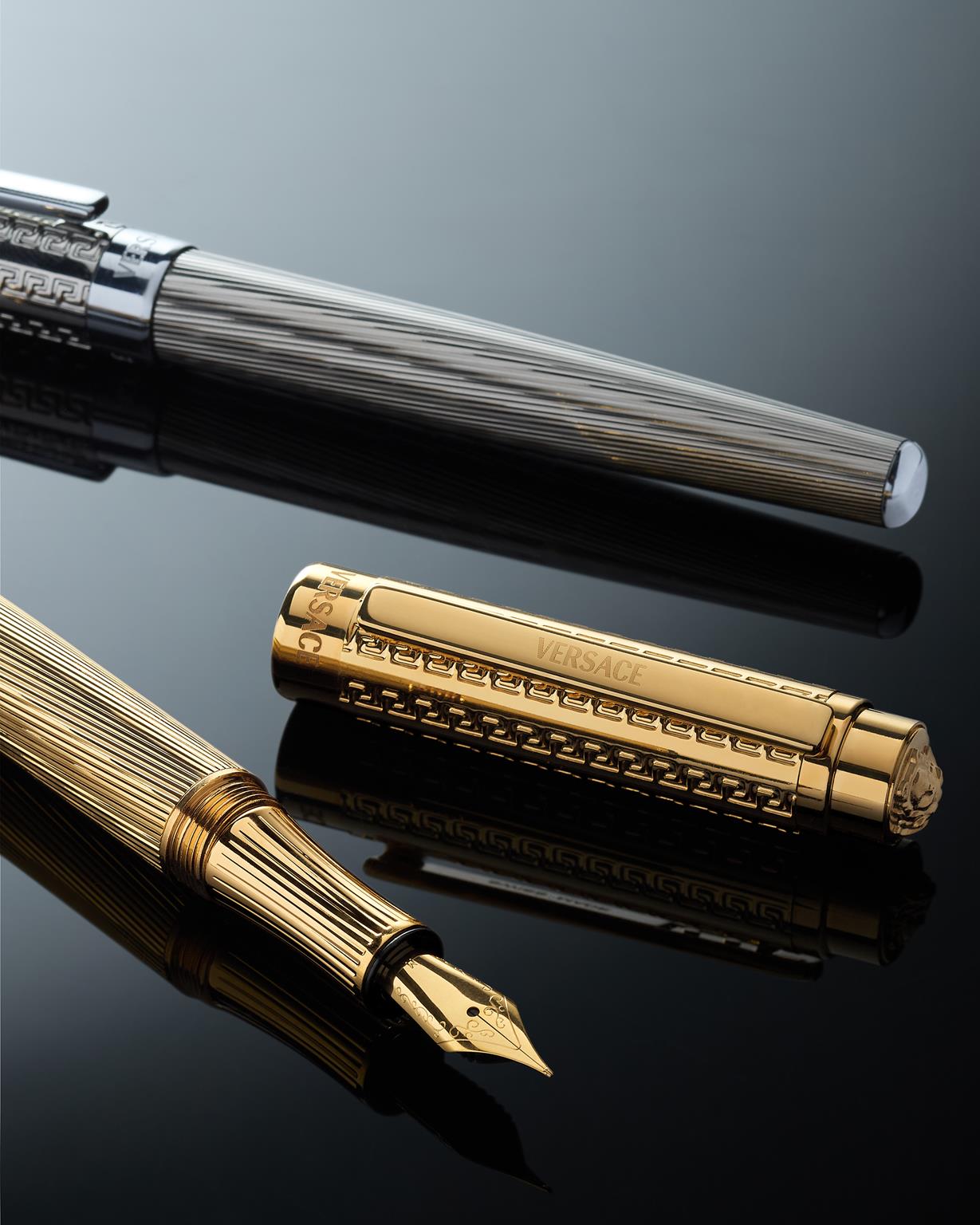 Versace Writing Instruments SS26 cinque penne Swiss Made