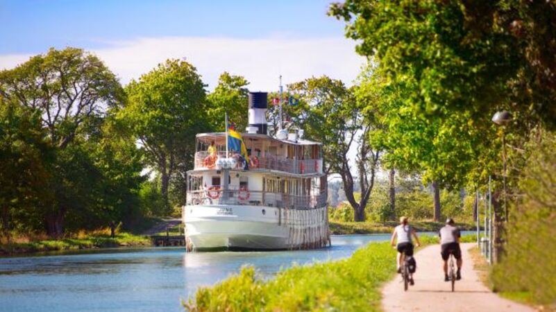 bici canale slow traverl Svezia occidentale
