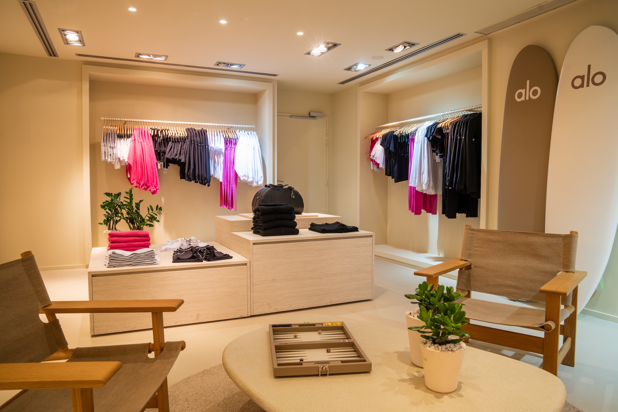 ALO takeover wellness store Cannes 2