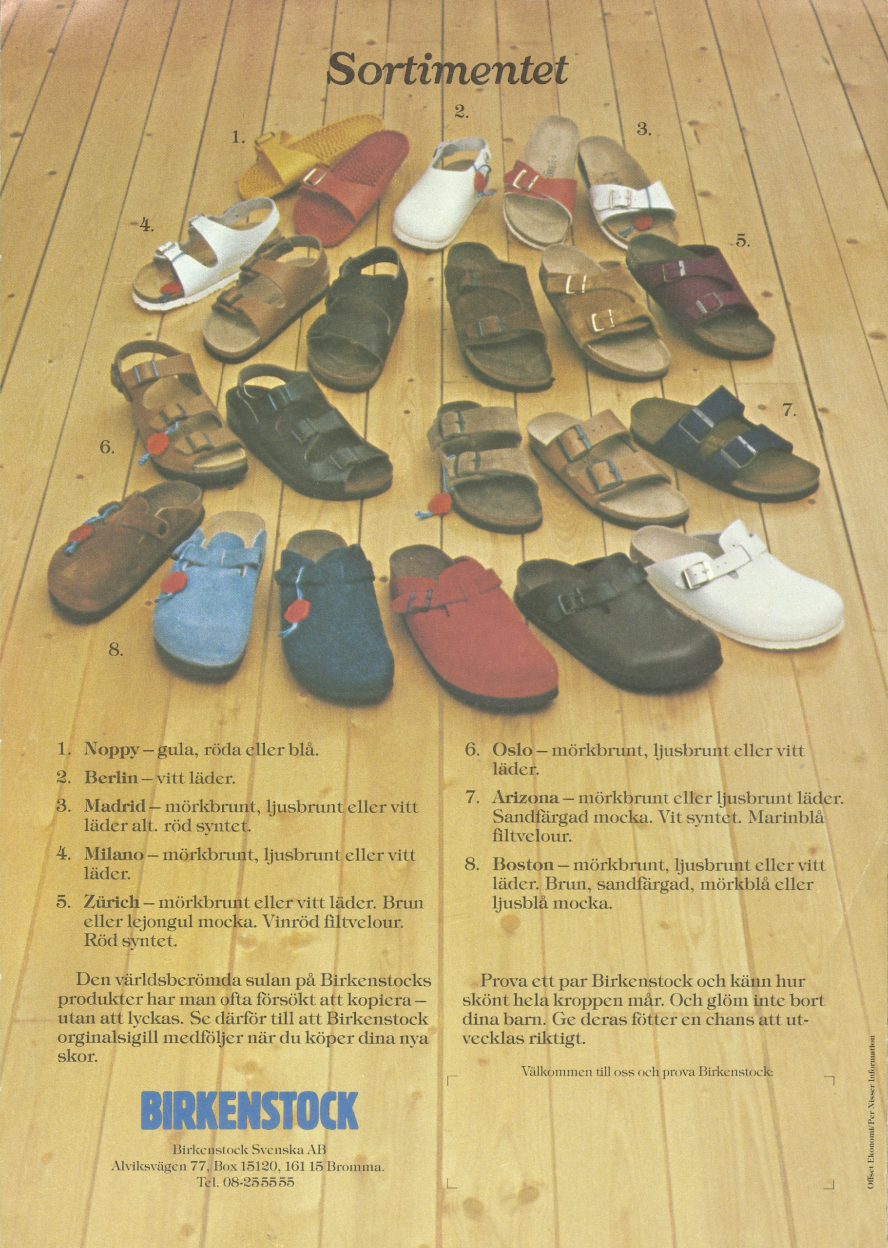 Birkenstock Boston compie 50 anni