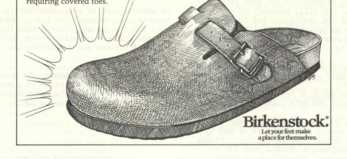 Birkenstock Boston compie 50 anni
