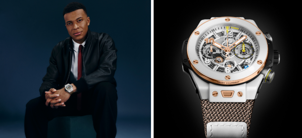 Hublot e Kylian Mbappé il nuovo orologio Big Bang Reloaded