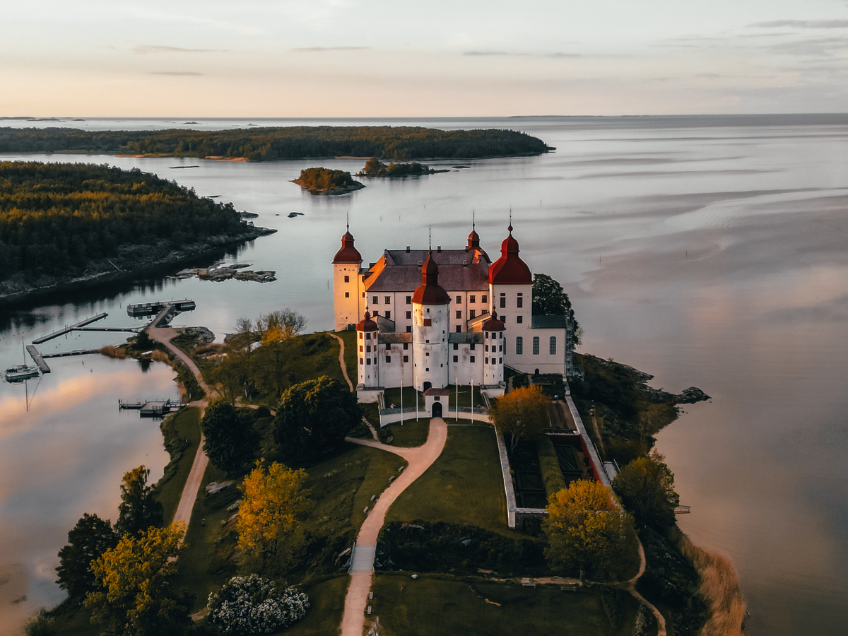 Il castello di Läckö sulla penisola Kållandsö