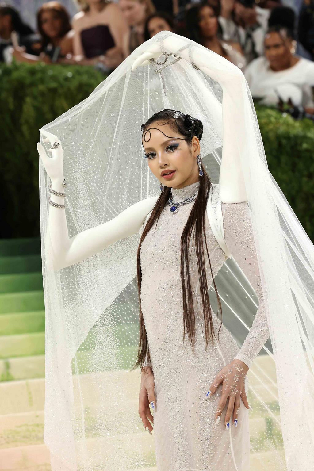 Lisa Manobal in Bvlgari