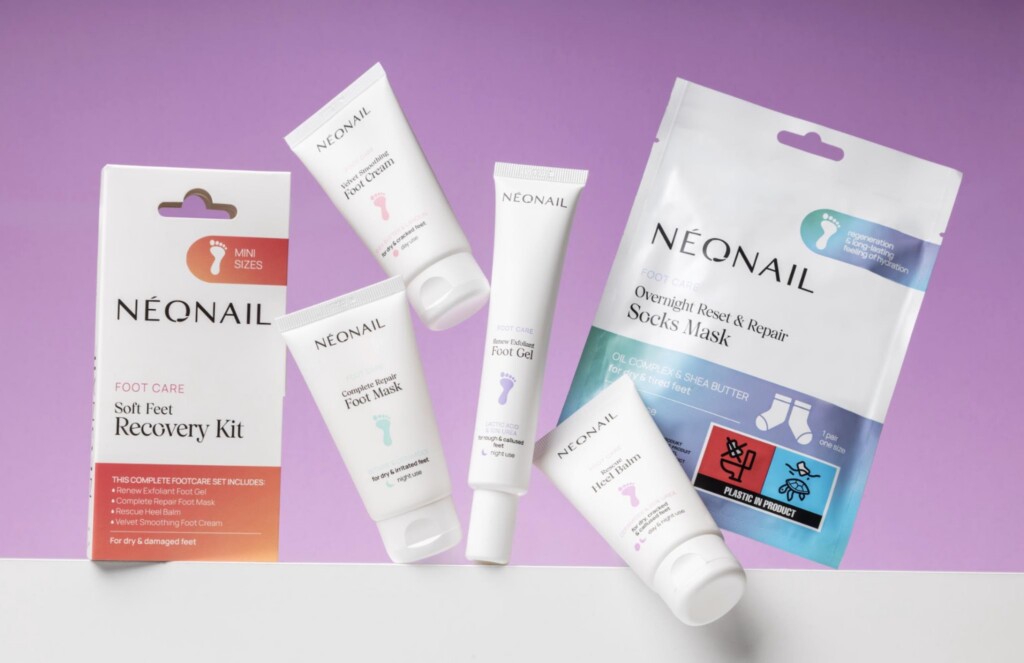 Neonail lancia la Pedicure Line 6 prodotti per piedi morbidi e idratati