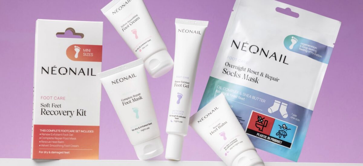 Neonail lancia la Pedicure Line 6 prodotti per piedi morbidi e idratati