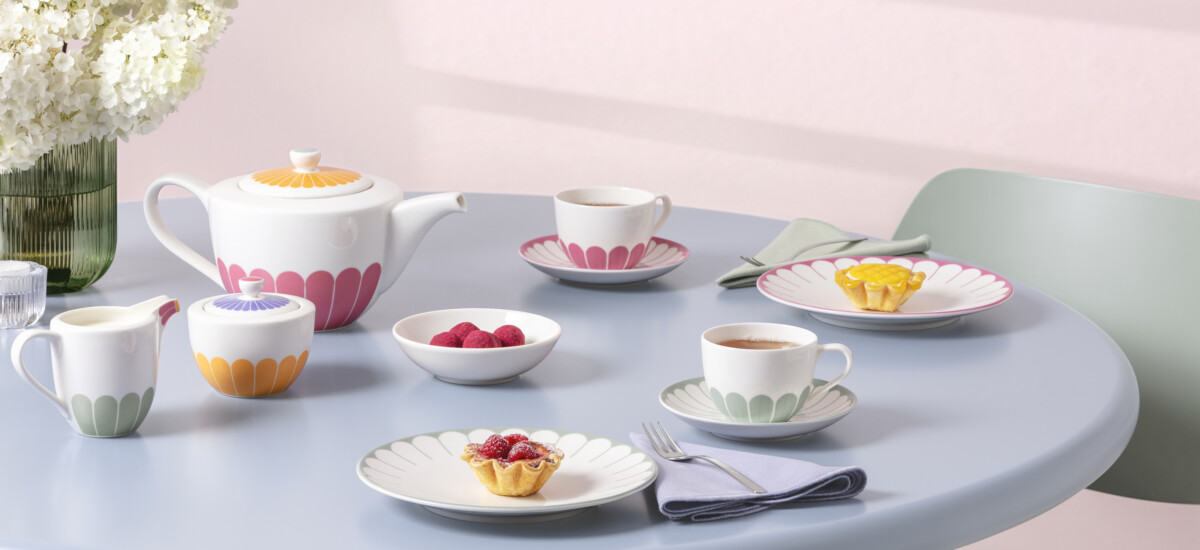 Villeroy & Boch Fleur: il nuovo set da colazione floreale