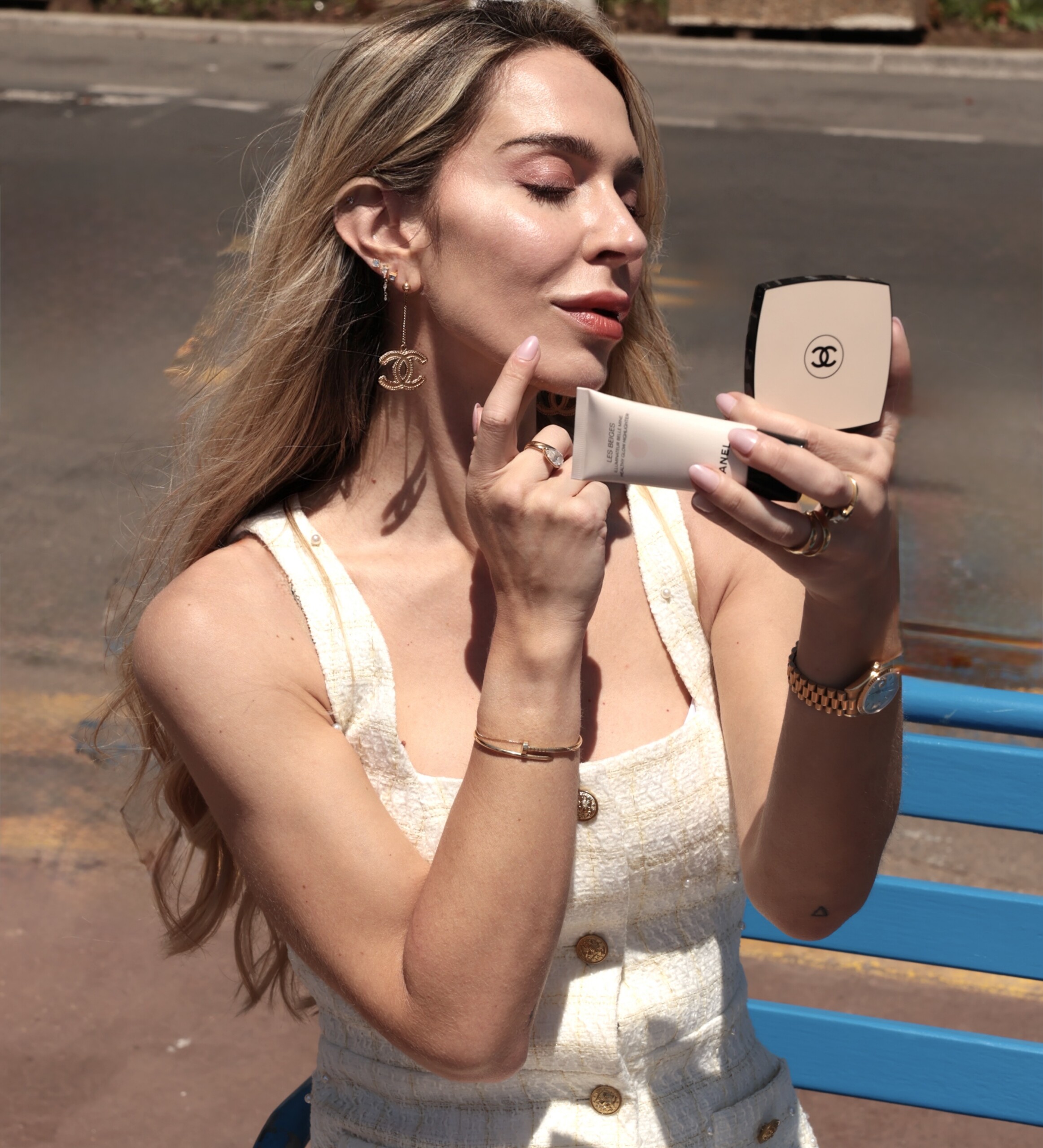 chanel makeup les beiges laura grampa cannes (7)