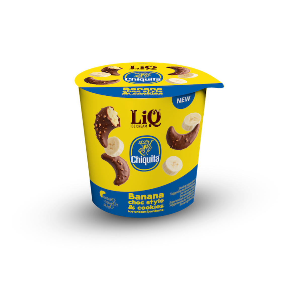 Chiquita Banana Choc style & Cookies 8x13ml gelati