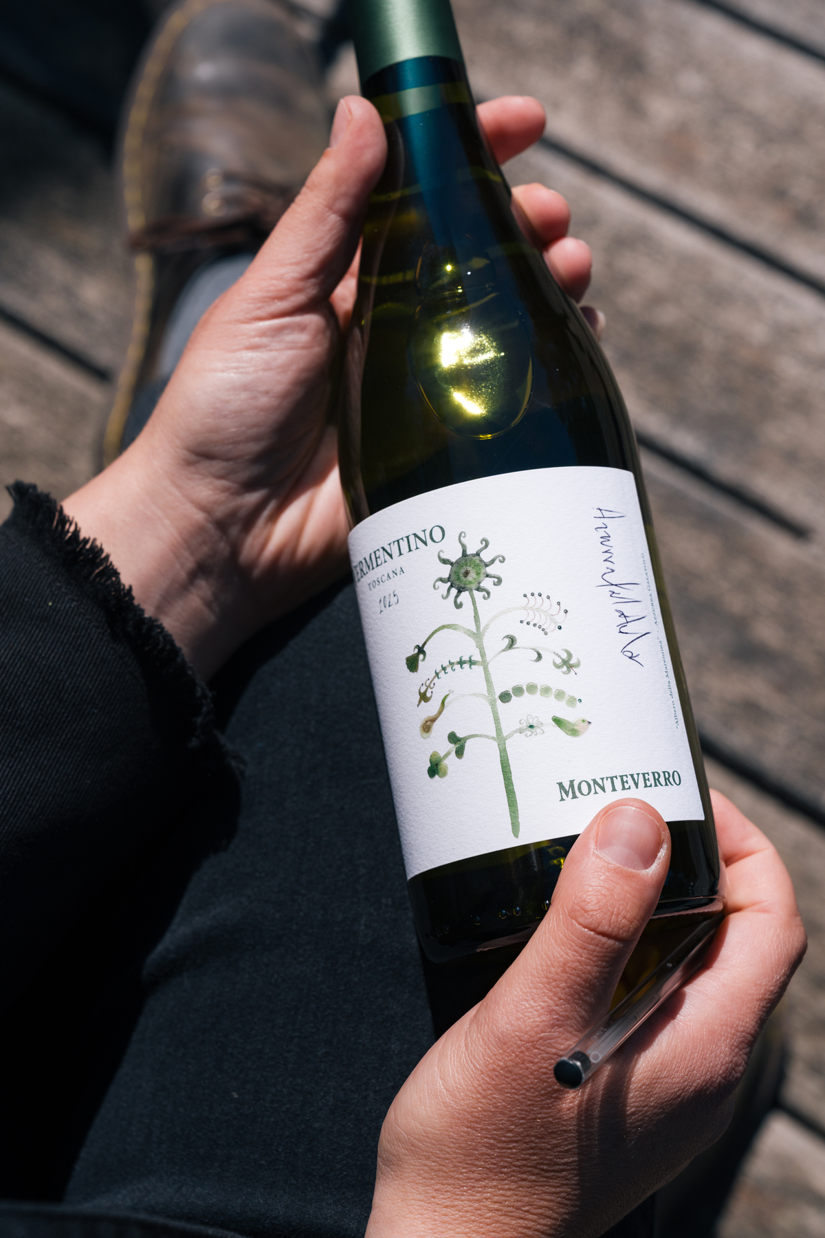 Etichetta d'artista Vermentino Monteverro