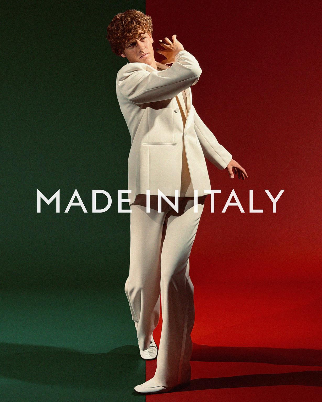 Gucci lancia la campagna Made in Italy con Jannik Sinner